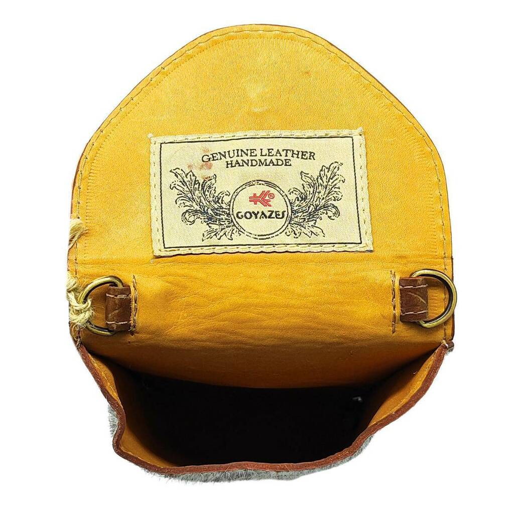 Bolsa De Couro Goyazes Atlanta Caramelo - Imagem 3