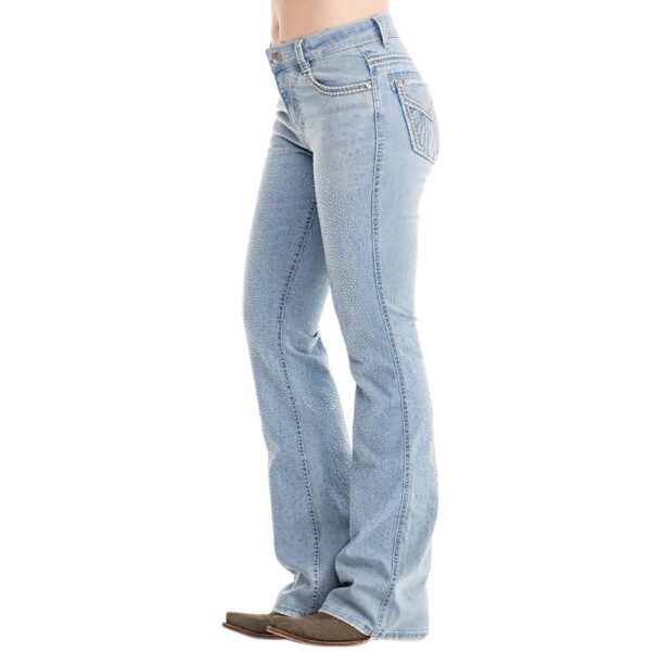 Calça Zenz Western Jeans Farmland Flare Brilho – ORIGINAL - Imagem 5