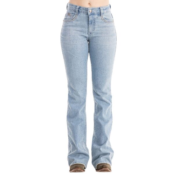 Calça Zenz Western Jeans Farmland Flare Brilho – ORIGINAL - Imagem 3