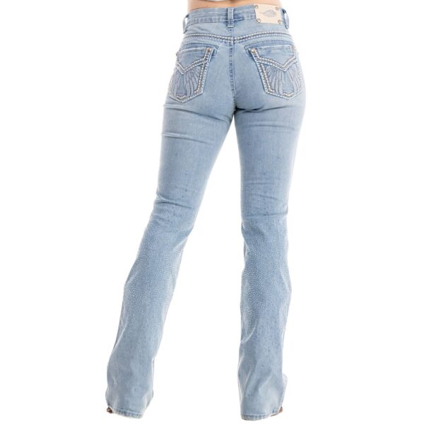 Calça Zenz Western Jeans Farmland Flare Brilho – ORIGINAL - Imagem 9